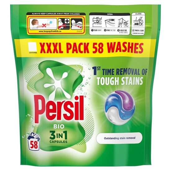 Persil Bio 3in1 kapsulas traipiem (58)